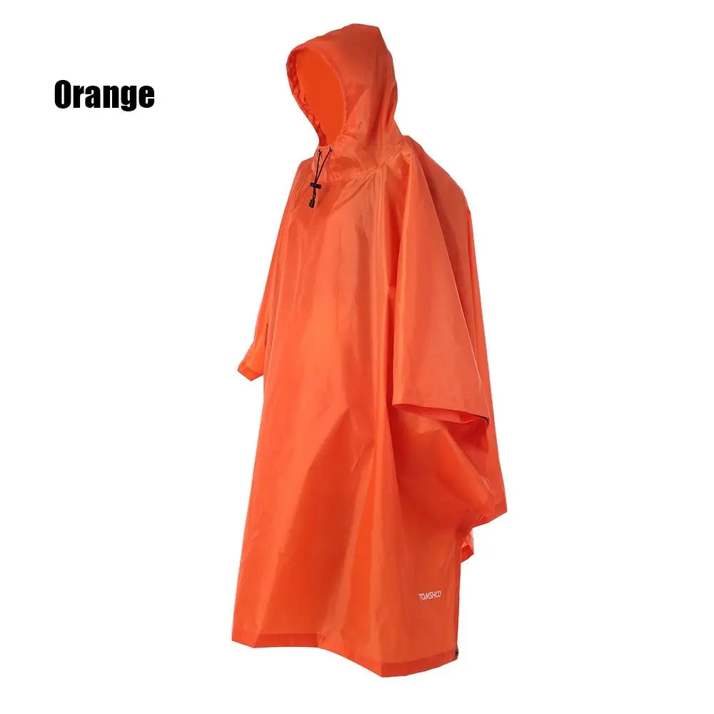 Capa de Chuva 3 em 1 com Capuz + Mochila + Tapete – Impermeável, Dobrável e Reforçada