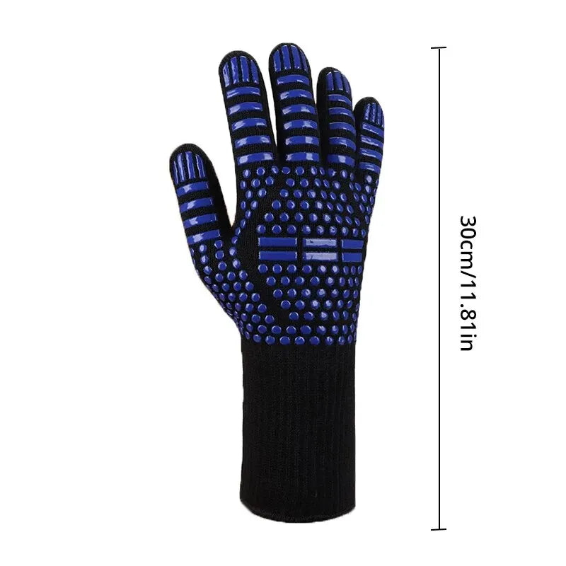 Luva Térmica de Silicone Anticorte – Proteção Máxima para Churrasco, Forno e Cozinha