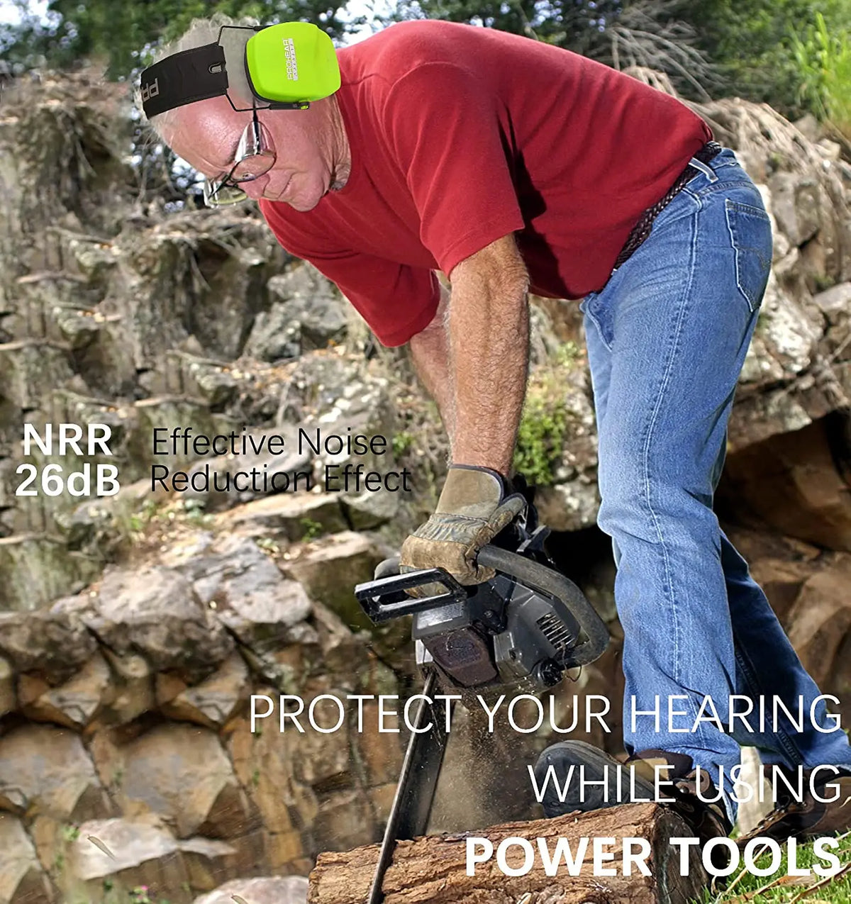 Protetor Auricular Profissional ZOHAN – Redução de Ruído NRR 26dB