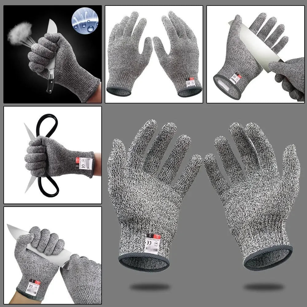 Luvas de Proteção Anticorte HPPE Nível 5 – Segurança Extrema para Uso Profissional