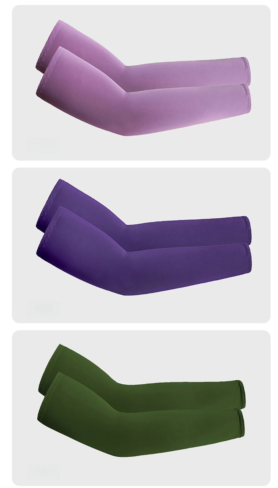 Manguitos de Resfriamento com Proteção Solar UV – GTUBIKE® (Par Unissex)