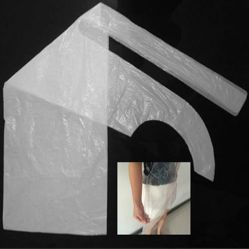 Avental Plástico Descartável de PE – Uso Profissional Multissetorial (Pacote com 10 unidades)