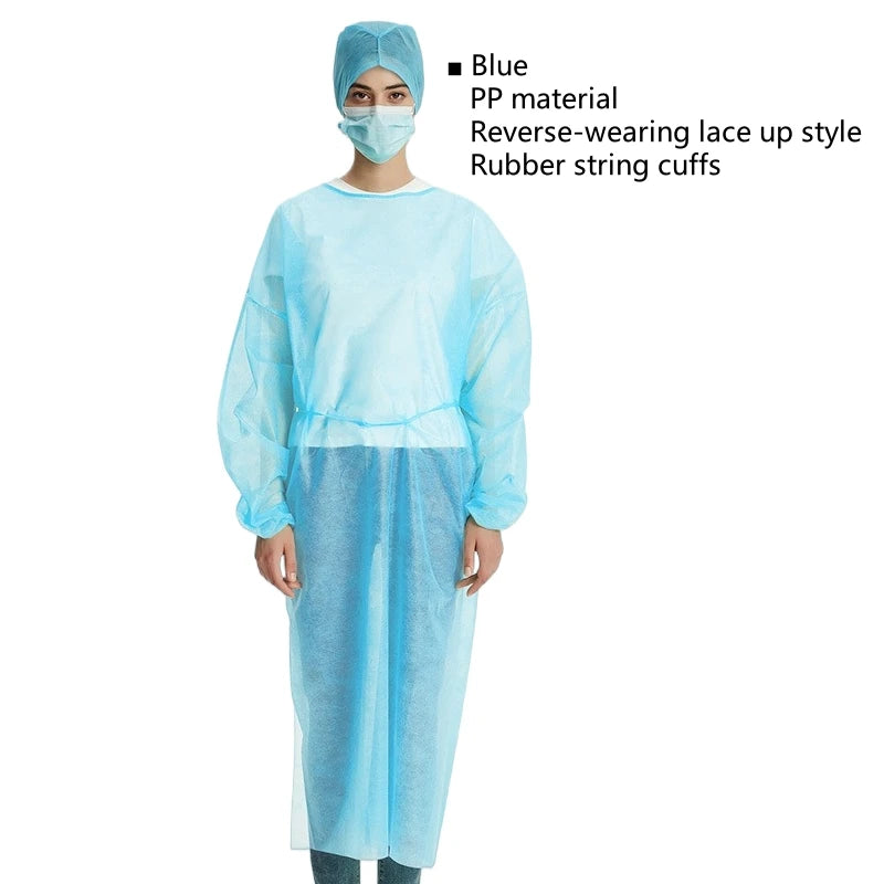 Roupas de Trabalho Protetoras Descartáveis – Pacote com 10 Unidades