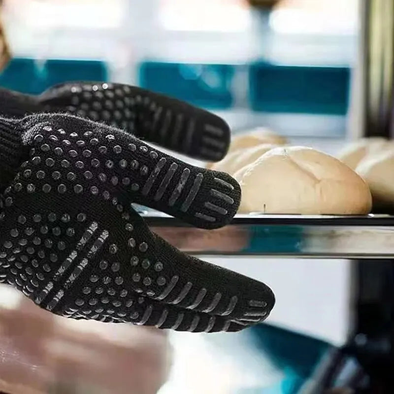 Luva Térmica de Silicone Anticorte – Proteção Máxima para Churrasco, Forno e Cozinha
