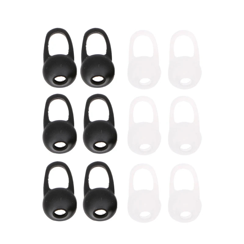 Pontas de Silicone para Fone de Ouvido Intra-Auricular – Isolamento Sonoro e Conforto Absoluto (6 Pares)