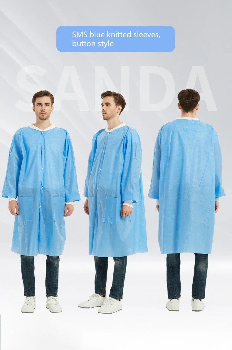 Roupas de Trabalho Protetoras Descartáveis – Pacote com 10 Unidades