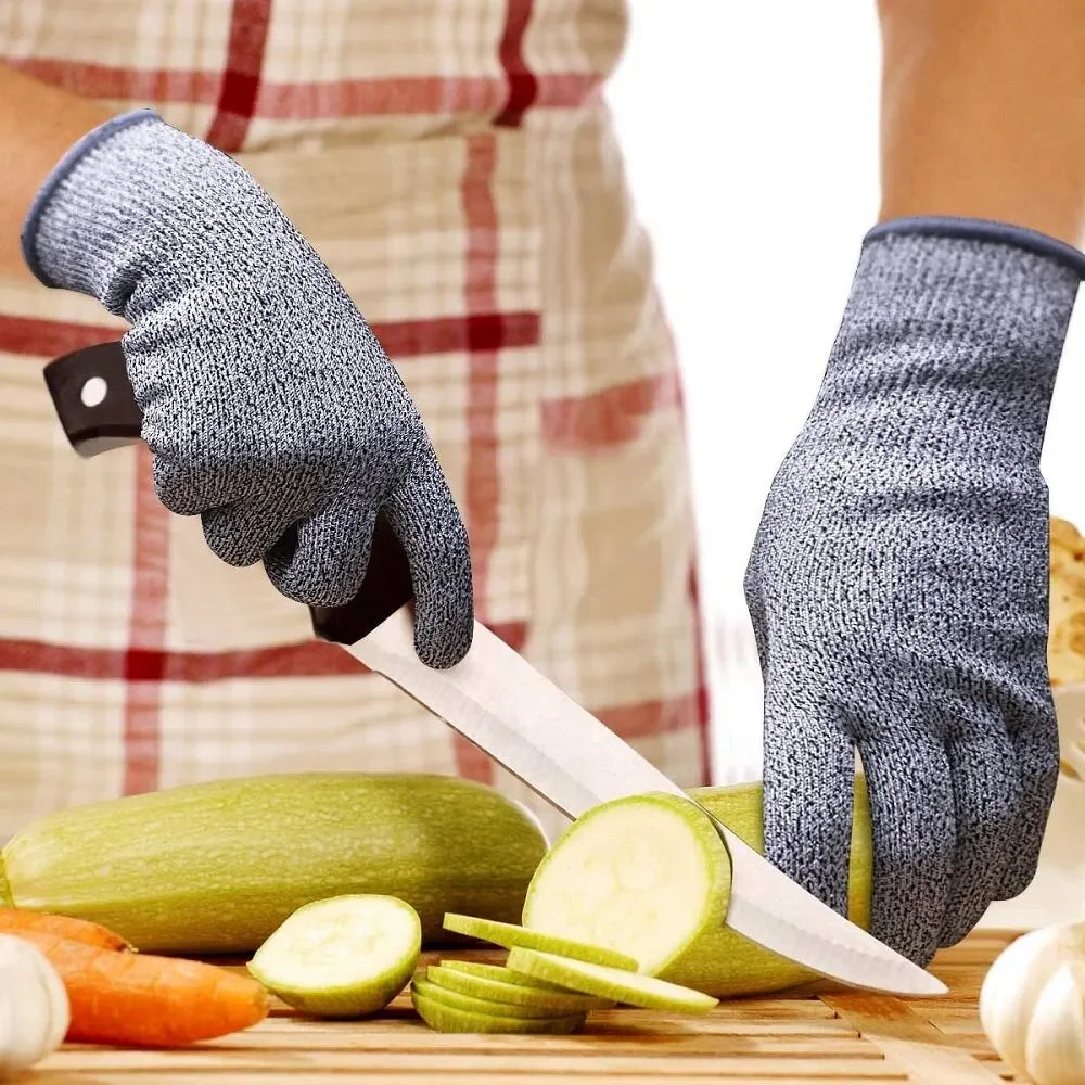 Luvas de Proteção Anticorte HPPE Nível 5 – Segurança Extrema para Uso Profissional
