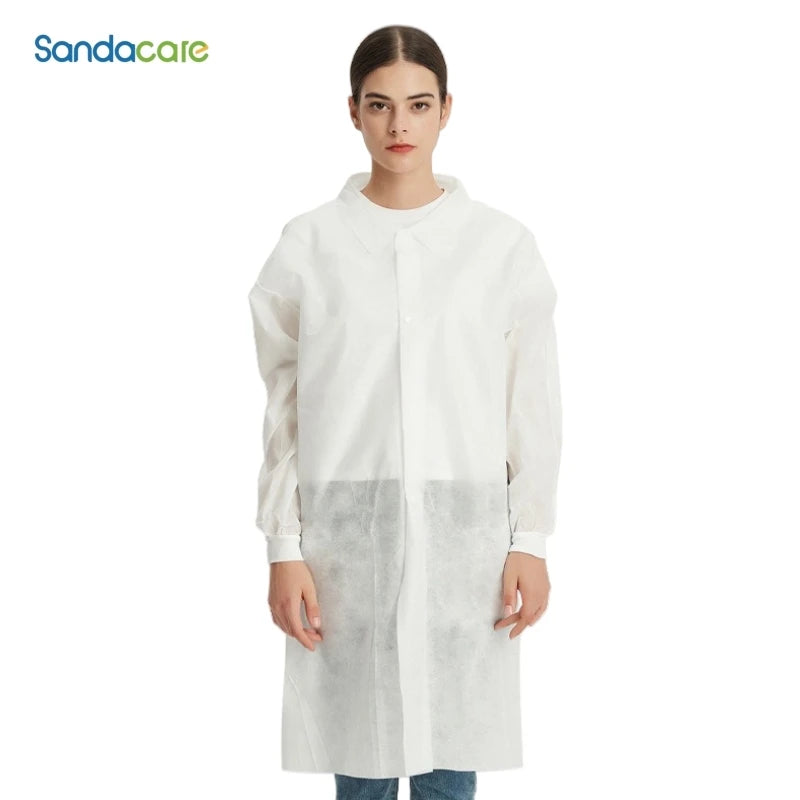 Roupas de Trabalho Protetoras Descartáveis – Pacote com 10 Unidades