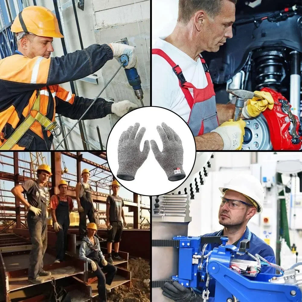 Luvas de Proteção Anticorte HPPE Nível 5 – Segurança Extrema para Uso Profissional