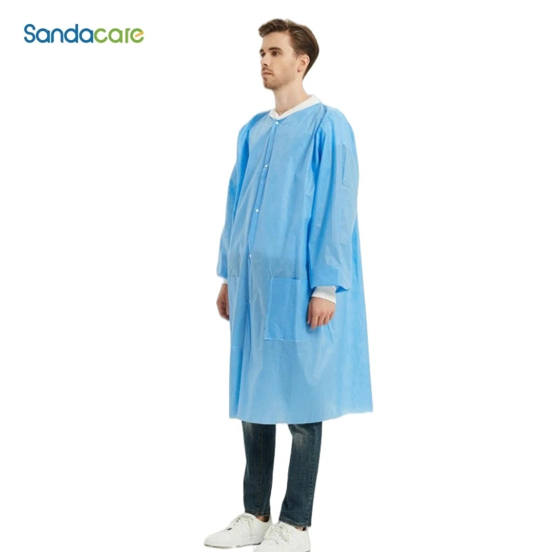 Roupas de Trabalho Protetoras Descartáveis – Pacote com 10 Unidades