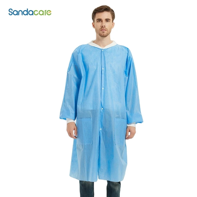 Roupas de Trabalho Protetoras Descartáveis – Pacote com 10 Unidades