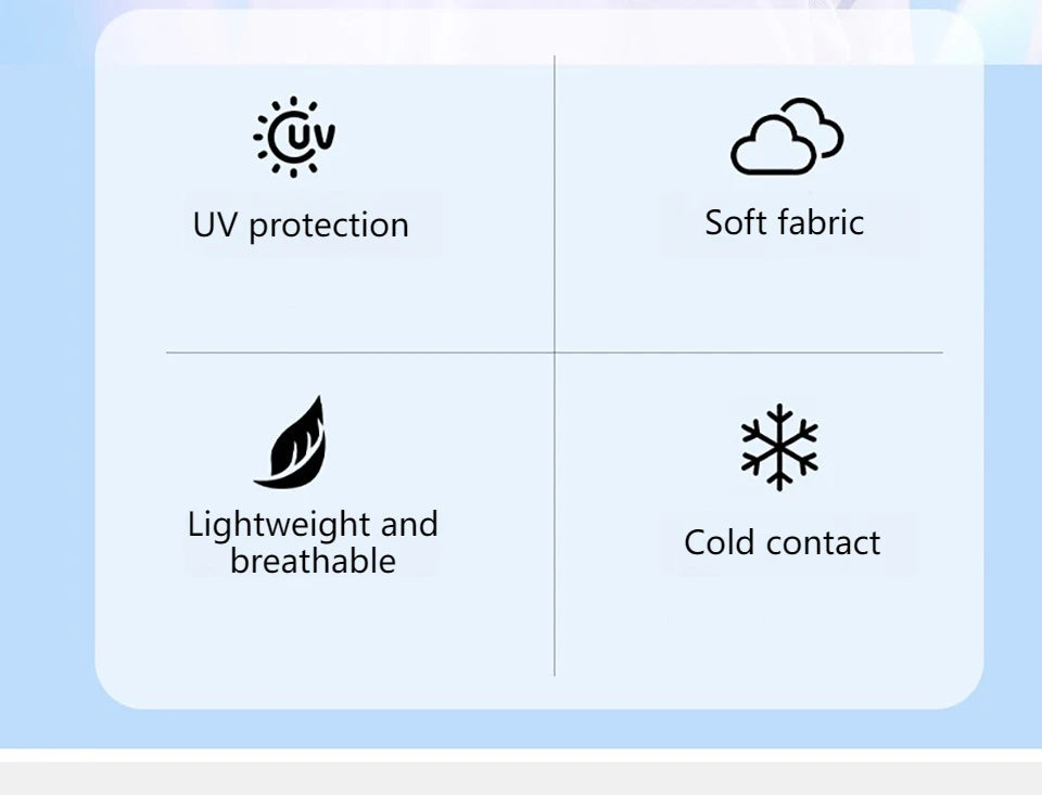 Manguitos de Resfriamento com Proteção Solar UV – GTUBIKE® (Par Unissex)