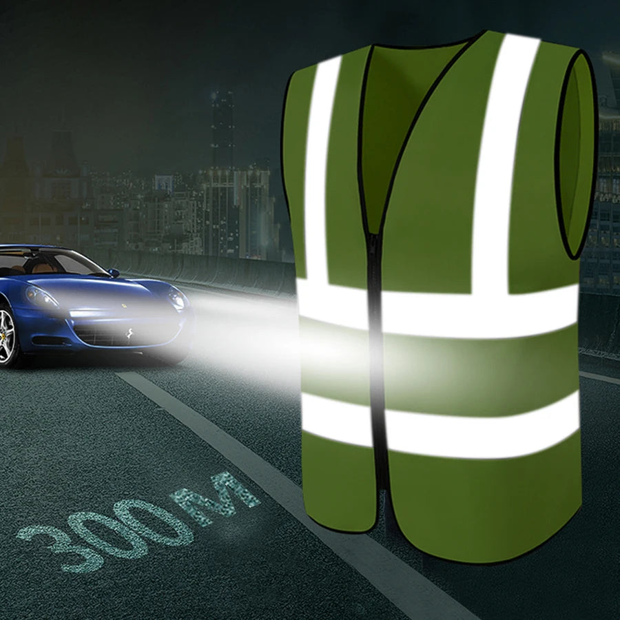 Colete de Segurança Alta Visibilidade com 5 Bolsos Funcionais – Modelo FGBX